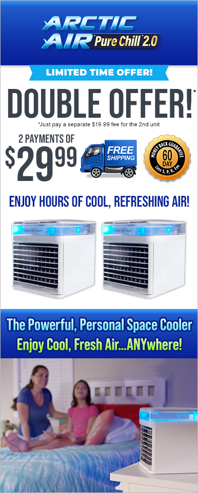 Pure Chill® 2.0 - The Powerful, Personal Space Cooler Enjoy Cool, Fresh  Air…ANYwhere!
