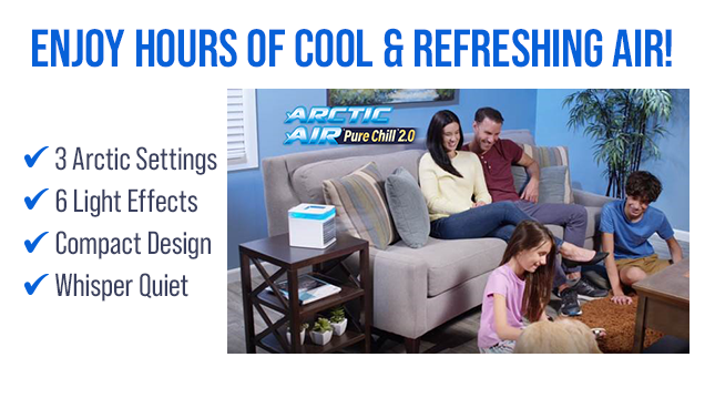 Arctic Air Ultra Evaporative Air Cooler By Ontel - Powerful 3-Speed,  Lightweight, Portable Personal Space Cooler With Hydro-Chill Technology For  Bedroom, Office, Living Room & More : : Automotive